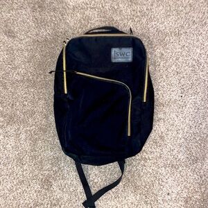 SWC black and gold backpack